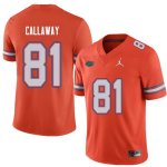 Men's Florida Gators #81 Antonio Callaway NCAA Jordan Brand Orange Authentic Stitched College Football Jersey RDQ1662ER